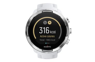 Image of Suunto 9 G1 Baro Durable Multisport GPS Watch, White, w/o Smart Sensor and Heart Rate Belt SS050021000
