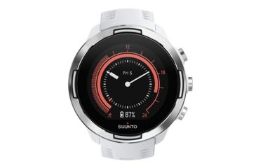 Image of Suunto 9 G1 Baro Durable Multisport GPS Watch, White, w/o Smart Sensor and Heart Rate Belt SS050021000