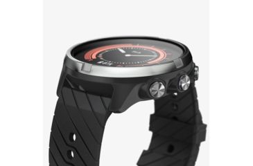Image of Suunto 9 Watches, Stainless Steel Case/ Black Silicone Strap SS050142000