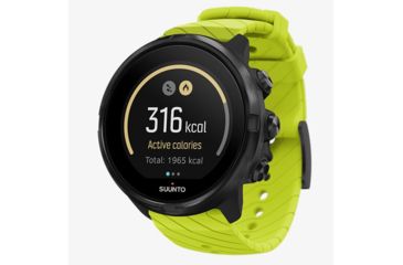 Image of Suunto 9 Watches, Stainless Steel Case/ Lime Silicone Strap SS050144000