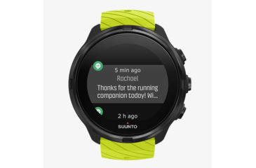 Image of Suunto 9 Watches, Stainless Steel Case/ Lime Silicone Strap SS050144000