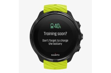 Image of Suunto 9 Watches, Stainless Steel Case/ Lime Silicone Strap SS050144000