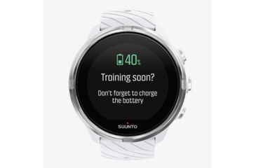 Image of Suunto 9 Watches, Stainless Steel Case/ White Silicone Strap SS050143000