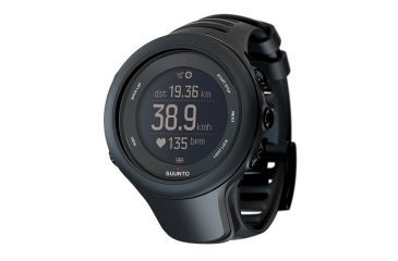 Image of Suunto Ambit3 Sport Watch w/ GPS, Compass, and Heart Rate Function, Black, HR w/ Smart Belt SS020678000