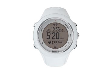 Image of Suunto Ambit3 Sport Watch w/ GPS, Compass, and Heart Rate Function, White SS020683000