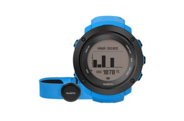 Image of Suunto Ambit3 Vertical GPS Watch with Heart Rate Monitor, Blue, SS021968000