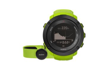 Image of Suunto Ambit3 Vertical GPS Watch with Heart Rate Monitor, Lime, SS021970000