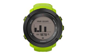 Image of Suunto Ambit3 Vertical GPS Watch with Heart Rate Monitor, Lime, SS021970000