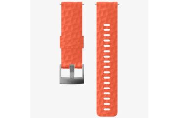 Image of Suunto Explore 1 24mm Silicone Strap, Coral/Gray, M SS050220000
