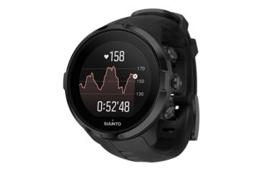 Image of Suunto Spartan Sport Wrist Heart Rate Watch, All Black, SS022662000