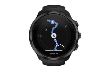 Image of Suunto Spartan Sport Wrist Heart Rate Watch, All Black, SS022662000