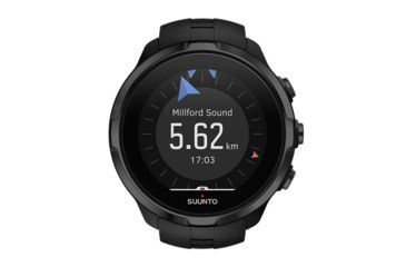 Image of Suunto Spartan Sport Wrist Heart Rate Watch, All Black, SS022662000