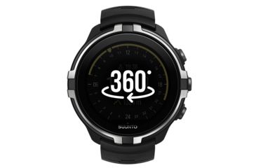 Image of Suunto Spartan Sport Wrist HR Baro Multisport GPS Watch, Stealth, w/o Smart Sensor and HR Belt SS023404000