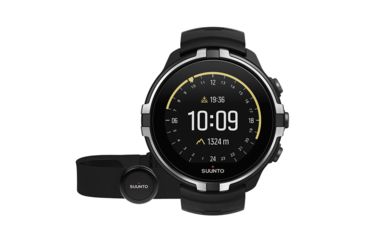 Image of Suunto Spartan Sport Wrist HR Baro Multisport GPS Watch, Stealth, w/ Smart Sensor and HR Belt SS023402000