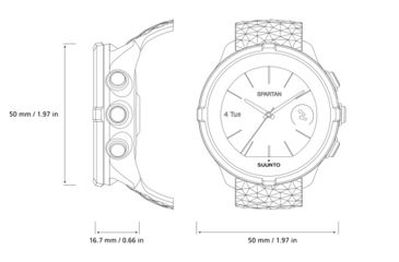Image of Suunto Spartan Sport Wrist HR Baro Multisport GPS Watch, Amber, w/o Smart Sensor and HR Belt SS050000000