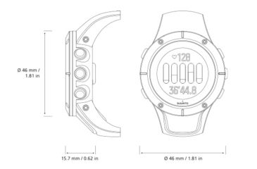 Image of Suunto Spartan Trainer Wrist HR Sports Watch, Black SS022668000