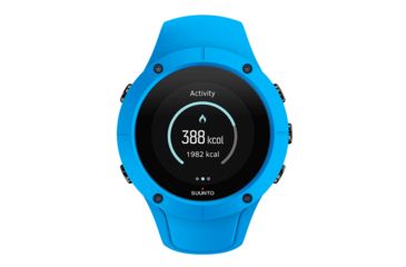 Image of Suunto Spartan Trainer Wrist HR Sports Watch, Blue SS023002000