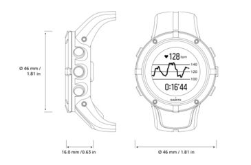 Image of Suunto Spartan Trainer Wrist HR Sports Watch, Amber SS023408000
