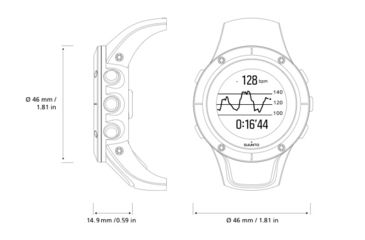 Image of Suunto Spartan Trainer Wrist HR Sports Watch, Steel SS023425000