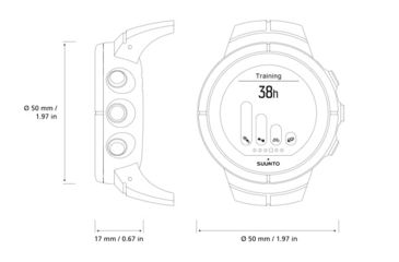 Image of Suunto Spartan Ultra Copper Special Edition Advanced Multisport GPS Watch, w/ Heart Rate Belt SS022944000