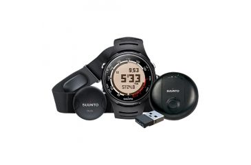 Image of Suunto T3D GPS Pack  - T3D Watch, Black + GPS Pod SS016823000