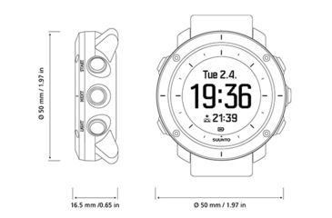 Image of Suunto Traverse GPS Outdoor Watch, Sapphire Black SS022291000