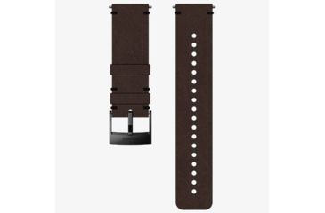 Image of Suunto Urban 2 24mm Leather Strap, Brown/Black, M SS050232000