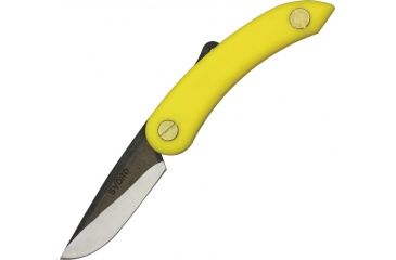 Image of Svord Mini Peasant Yellow Fold Knife, Swedish high carbon tool steel blade SV146