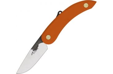 Image of Svord Peasant Fold Knife Orange, Poly Handle, Swedish high carbon tool steel blade SV135
