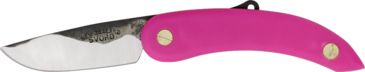 Image of Svord Peasant Fold Knife Pink, Poly Handle, Swedish high carbon tool steel blade SV138