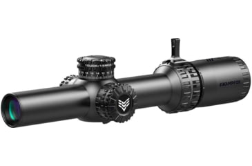 Image of Swampfox Arrowhead Series 1-8x24mm SFP IR Green MIL 30mm Tube Riflescope, Black, ARH1824-GL