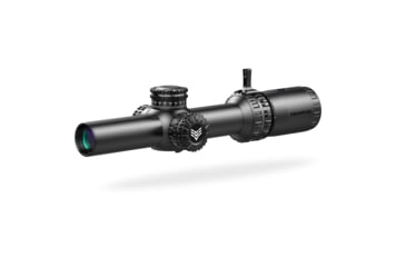 Image of Swampfox Arrowhead LPVO Rifle Scope, 1-6x24mm, 30mm Tube, Second Focal Plane, Guerilla Dot BDC Reticle, Black, ARH16241-B
