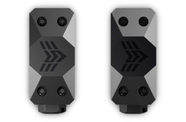 Image of Swampfox F.R. Rifle Scope Rings, 34mm Tube, 1.93in Centerline Height, Black, MRF34-H