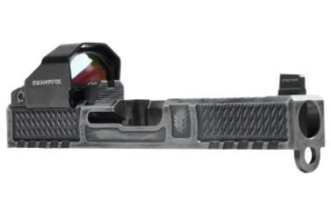 Image of Swampfox Glock 17 Wolverine Slide with Suppressor Height Sights, Battleworn Gray, WVS17-BWS