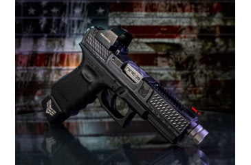 Image of Swampfox Glock 17 Wolverine Slide with Suppressor Height Sights, Battleworn Gray, WVS17-BWS