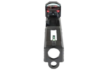 Image of Swampfox Glock 19 Wolverine Slide with Suppressor Height Sights, Graphite Black, WVS19-GBS