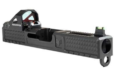 Image of Swampfox Glock 19 Wolverine Slide with Suppressor Height Sights, Graphite Black, WVS19-GBS
