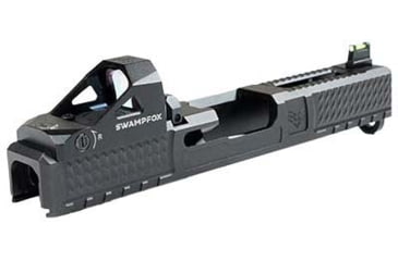 Image of Swampfox Glock 19 Wolverine Slide with Suppressor Height Sights, Graphite Black, WVS19-GBS
