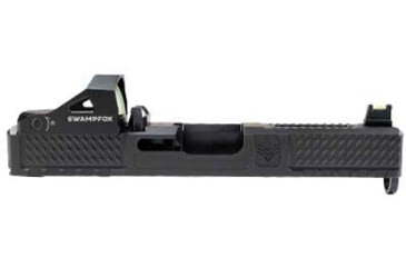 Image of Swampfox Glock 19 Wolverine Slide with Suppressor Height Sights, Graphite Black, WVS19-GBS