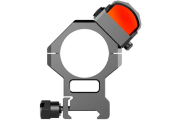 Image of Swampfox H.E. Rifle Scope Rings, 30mm Tube, 1.93in Centerline Height, /w Integral 45-degree Offset Reflex Side Mount, Black, MRH30-H