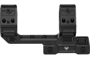 Image of Swampfox Hostile Engagement Sight Mount, 34mm, 1.6in, 45 Degree, Black, SHRM-34-M2