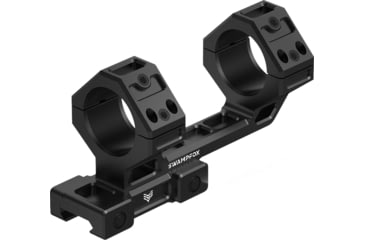 Image of Swampfox Hostile Engagement Sight Mount, 34mm, 1.6in, 45 Degree, Black, SHRM-34-M2