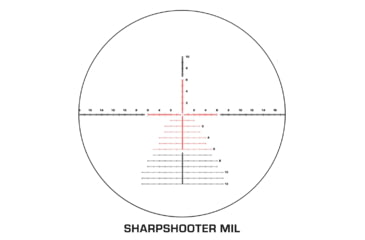 Image of Swampfox Kentucky Long Tactical 4-24x50mm Rifle Scope, 30mm Tube, First Focal Plane, Sharpshooter MIL, MOA, Black, KTK42450-4L