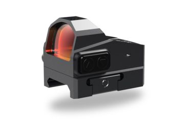 Image of Swampfox Kingslayer Micro Reflex Red Dot Sight, 1x22mm, Red Circle Dot Reticle, Black, OKS00122-RC