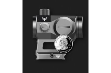 Image of EDEMO Swampfox Liberator Red Dot Sight, 1x22mm, Red Circle Dot Reticle, Black, RDLR122-RC, EDEMO4