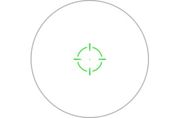 Image of Swampfox Liberator Red Dot Sight, 1x22mm, Green Circle Dot Reticle, Black, RDLR122-GC