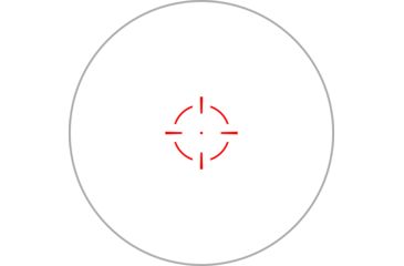 Image of EDEMO Swampfox Liberator Red Dot Sight, 1x22mm, Red Circle Dot Reticle, Black, RDLR122-RC, EDEMO4