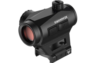 Image of Swampfox Liberator II Mini Red Dot Sight, 1x22mm, 2 MOA Red Dot Reticle, Black, RDLR122-2RD