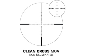 Image of Swampfox Patriot II 6-24x 50mm 30mm Rifle Scope, First Focal Plane, Clean Cross MOA, PAT2624-MC