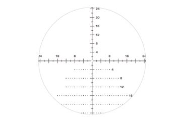 Image of Swampfox Patriot Rifle Scope, 6-24x50mm, 30mm Tube, First Focal Plane, Sharpshooter Grid MOA Reticle, Black, 6-24X50 M
